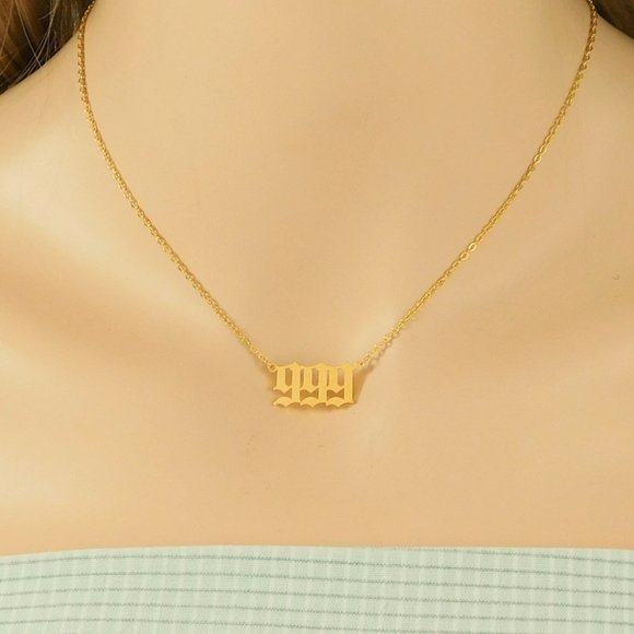 Angel Number Necklace "999" - Completetion - Picture 1 of 3